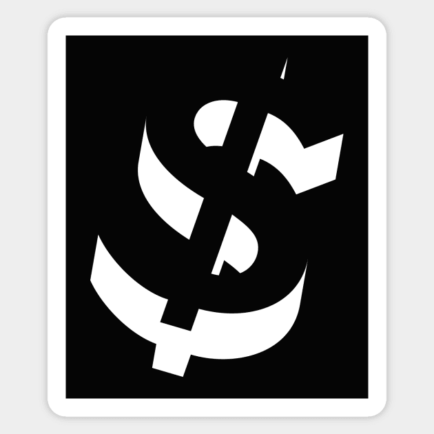 Dollar Sign Sticker by hobrath
